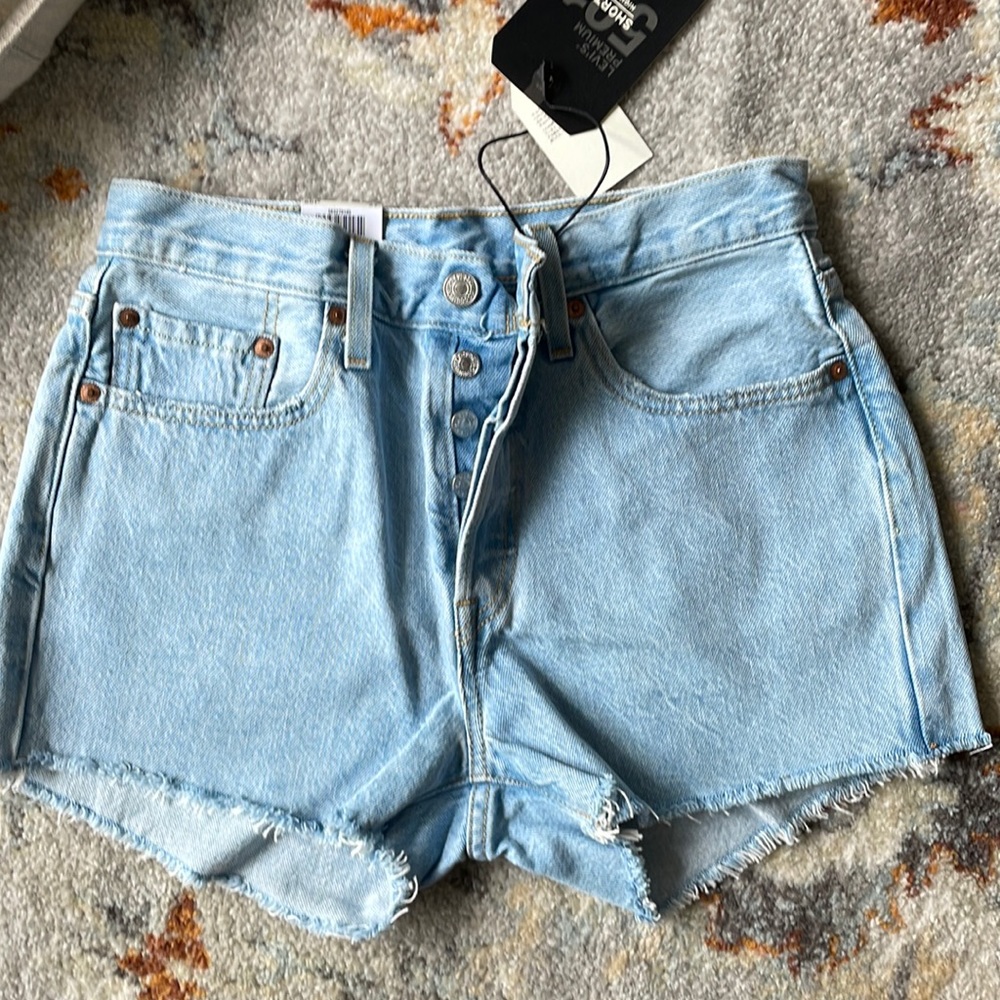 NWT Levi’s 501 High Rise Shorts - Luxor Chill